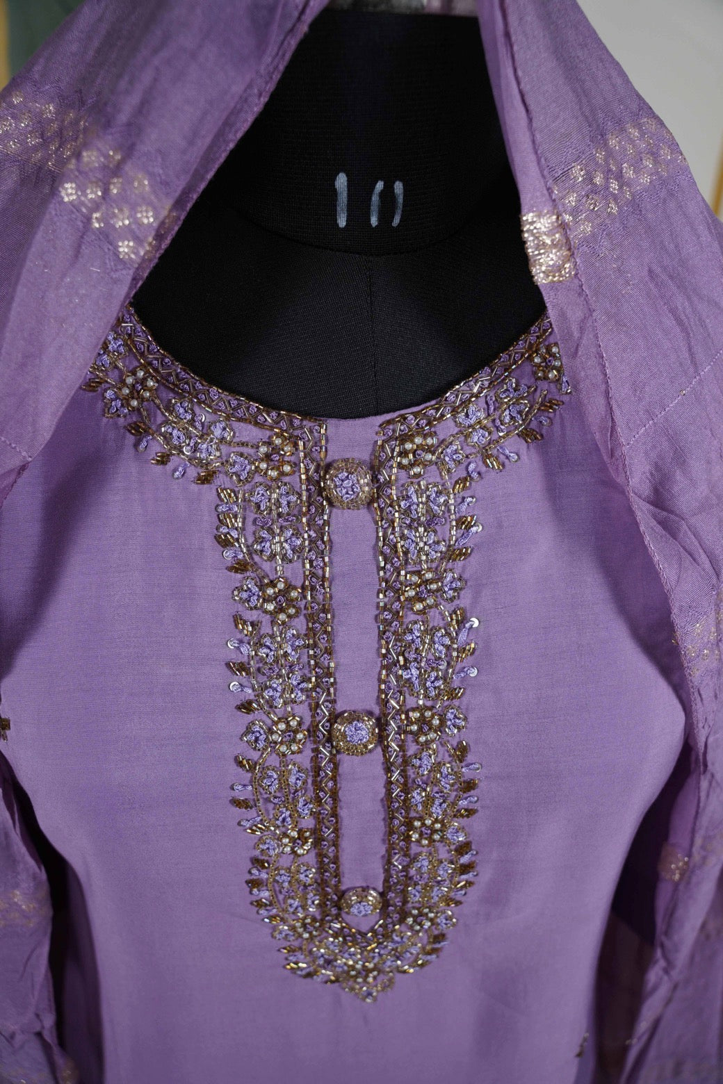 Mauve Three piece Dress