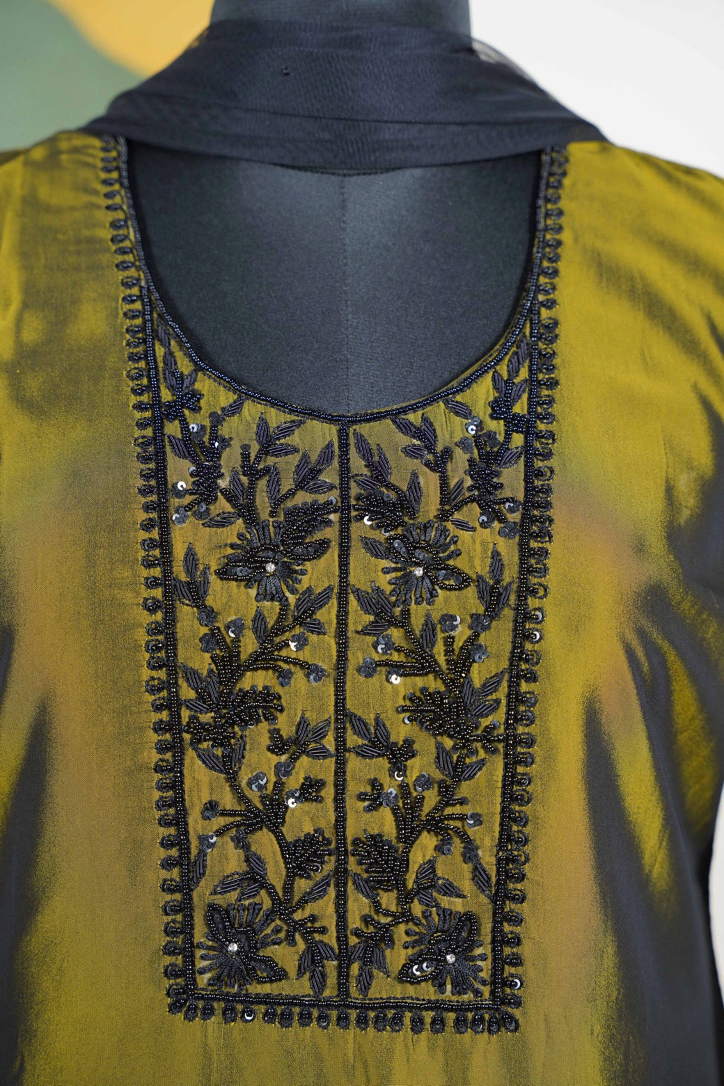 Olive green Dress