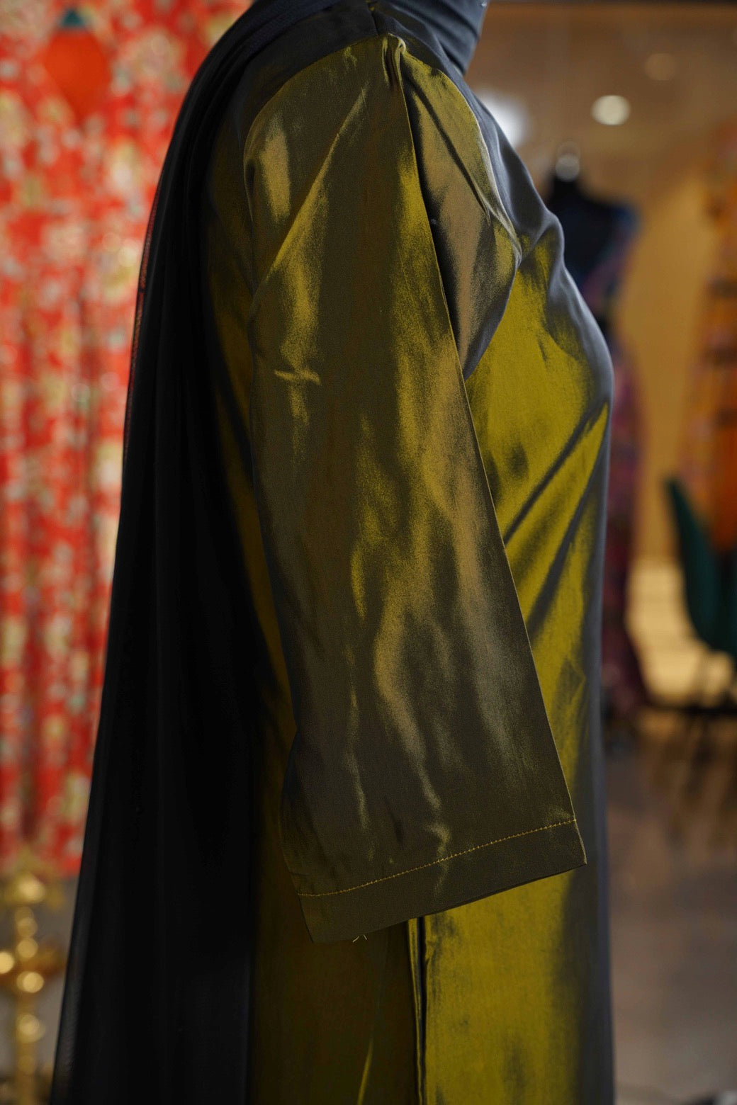 Olive green Dress