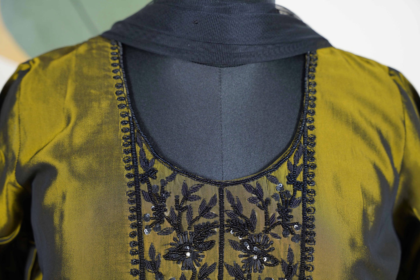 Olive green Dress