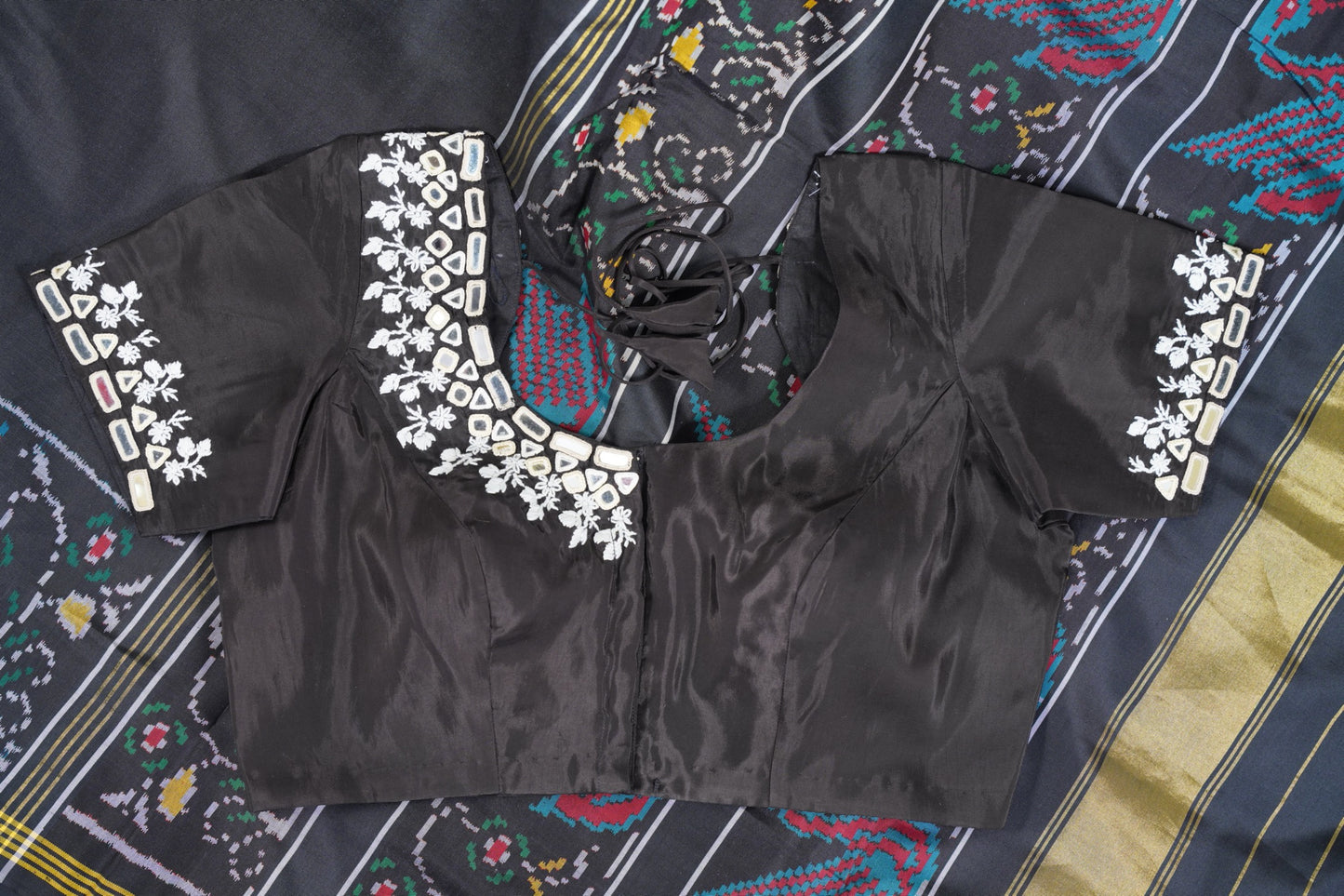 Black Patola saree
