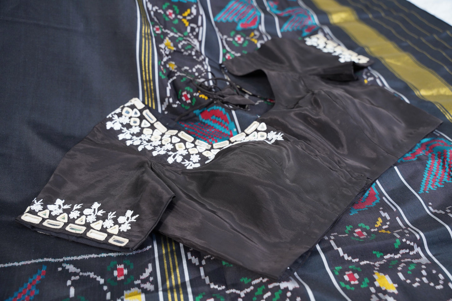 Black Patola saree