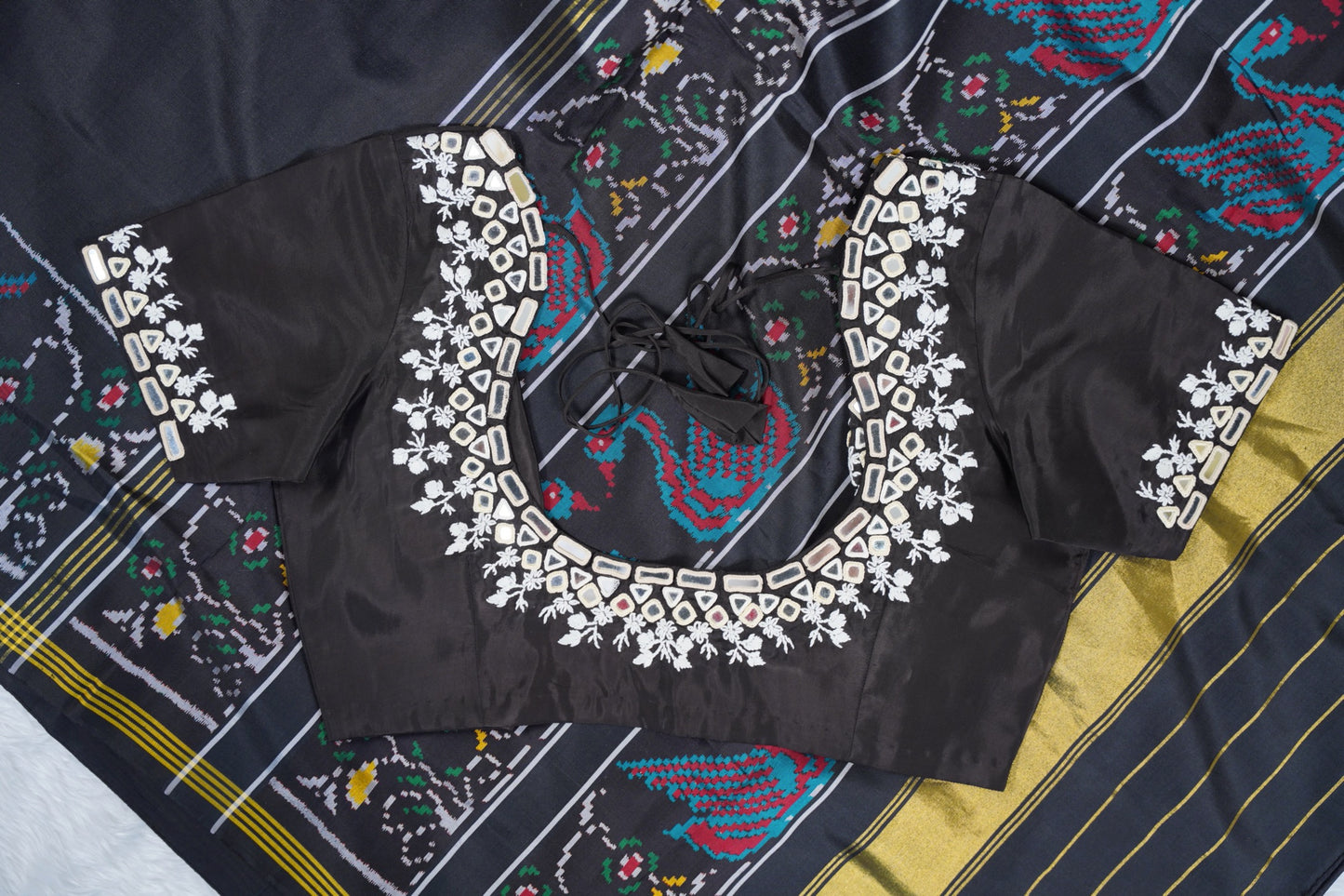 Black Patola saree