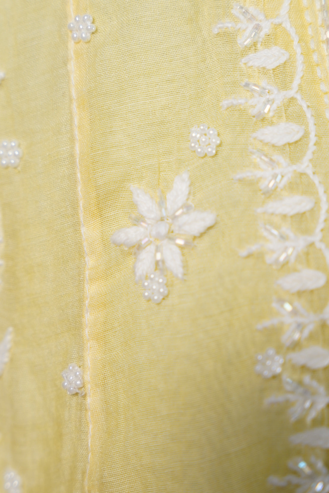 Yellow chikankari Dress