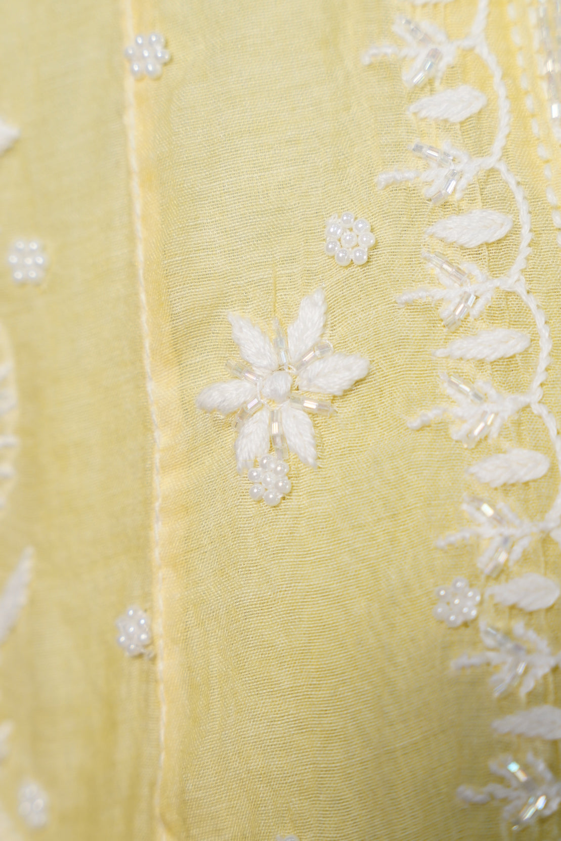 Yellow chikankari Dress