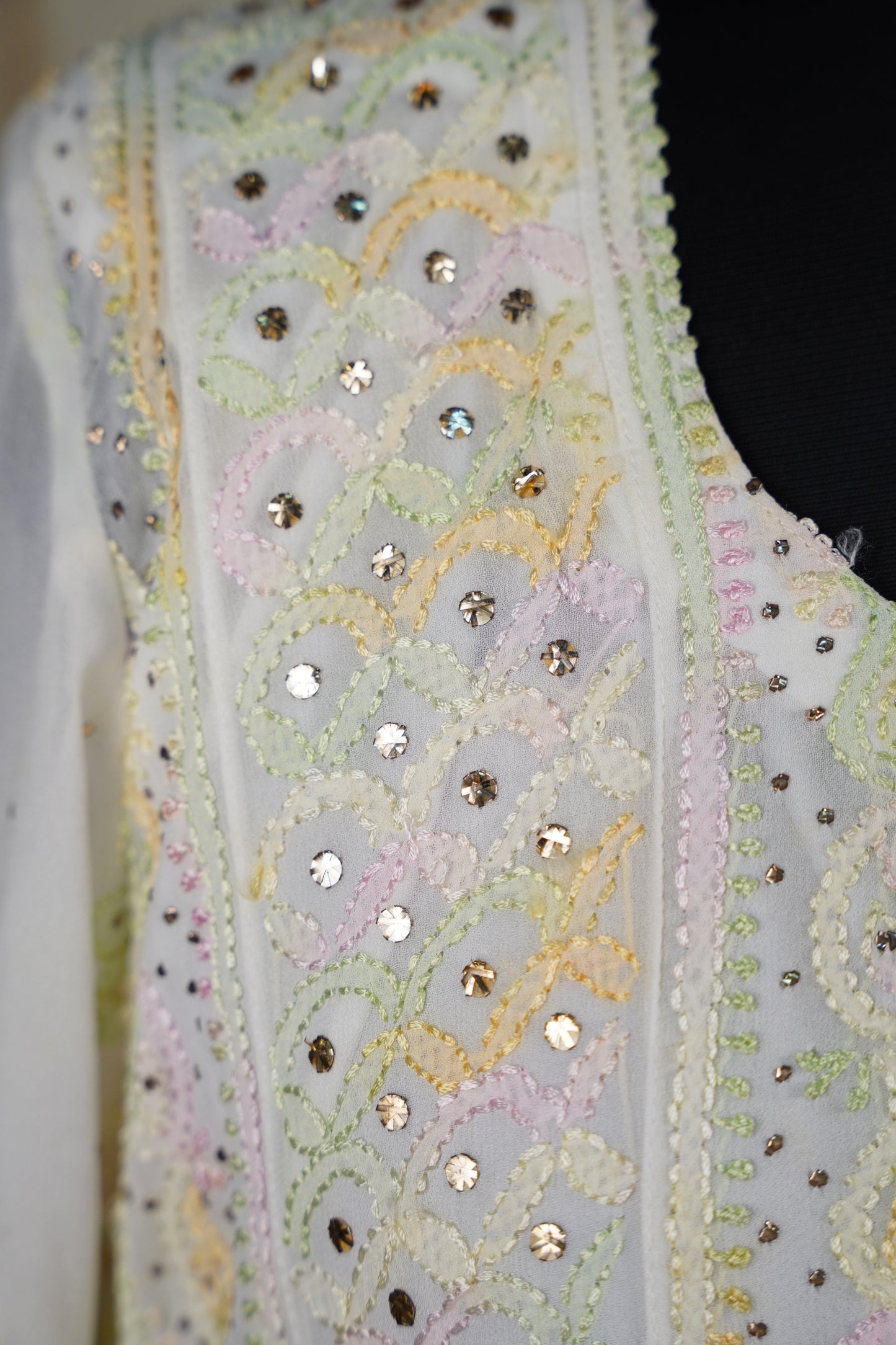 Butter yellow Chikankari Dress-A Pure Georgette
