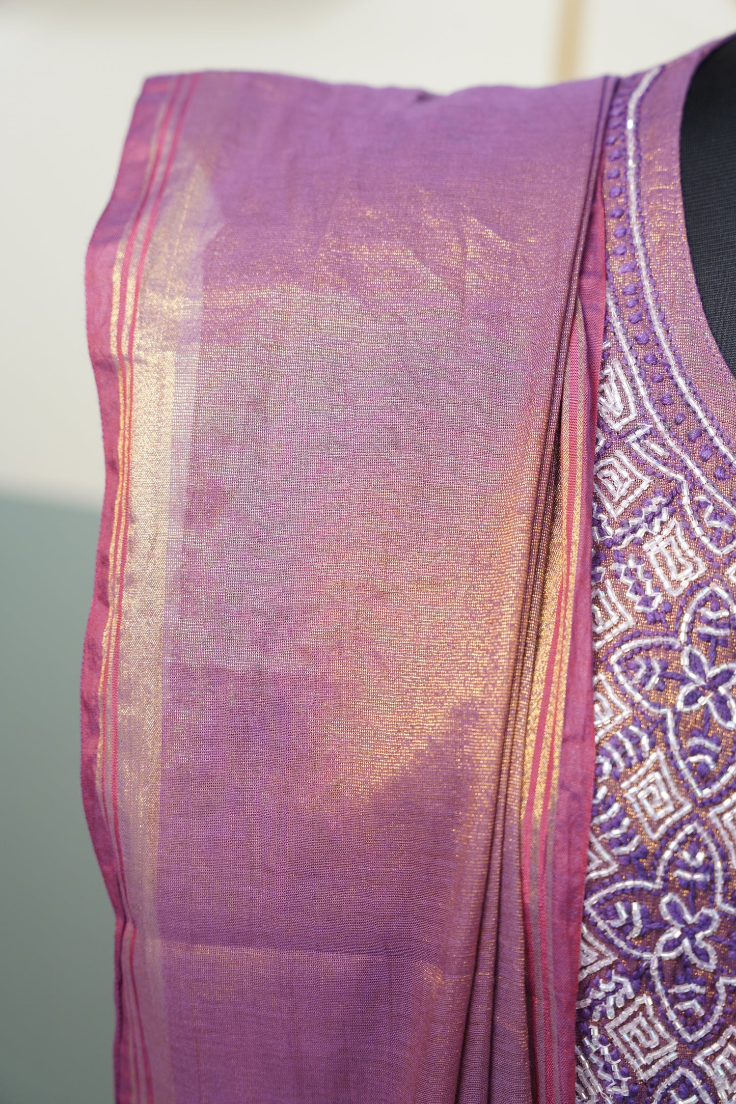 English color chikankari Dress