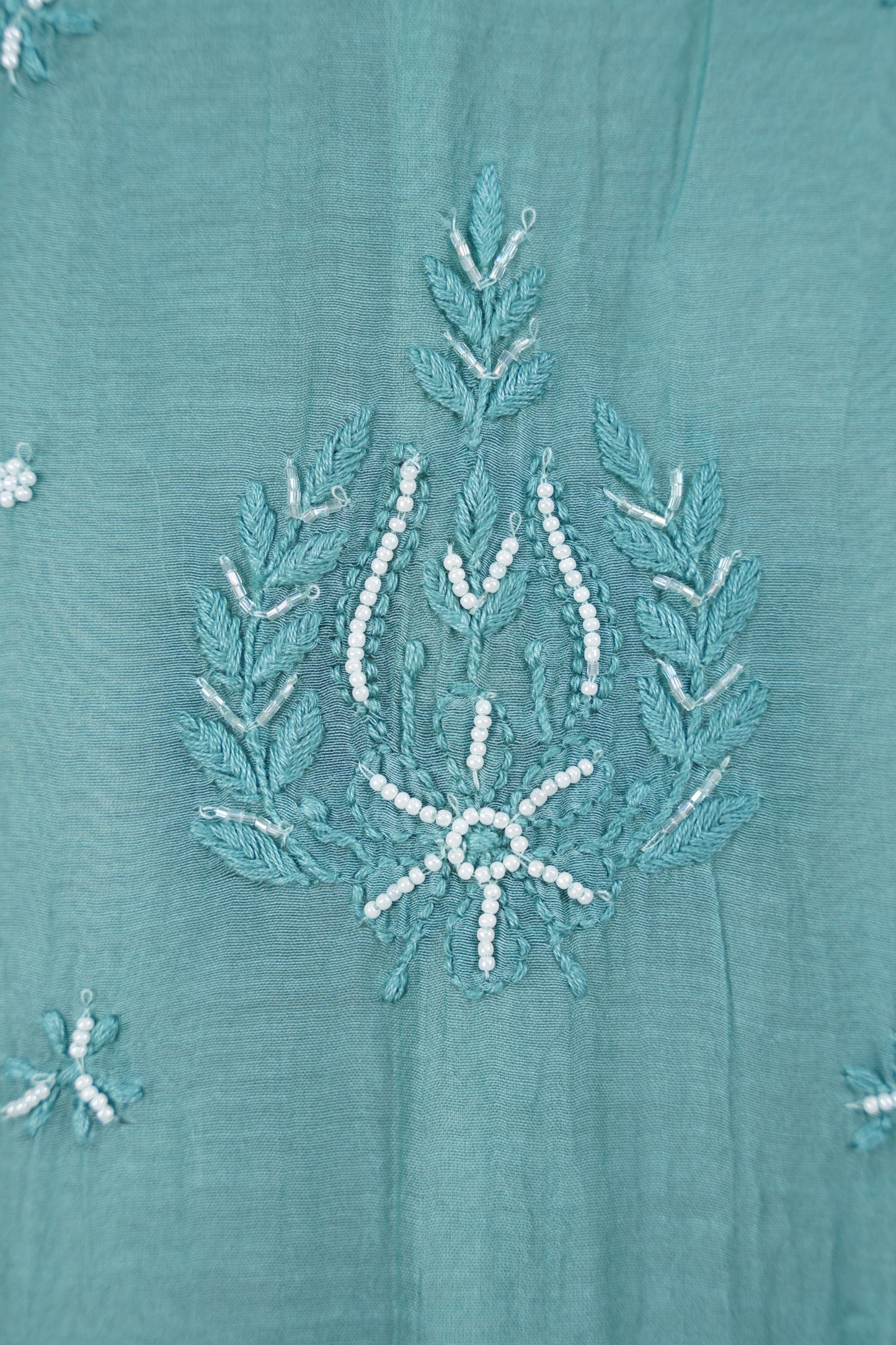 Sea Green chikankari Dress