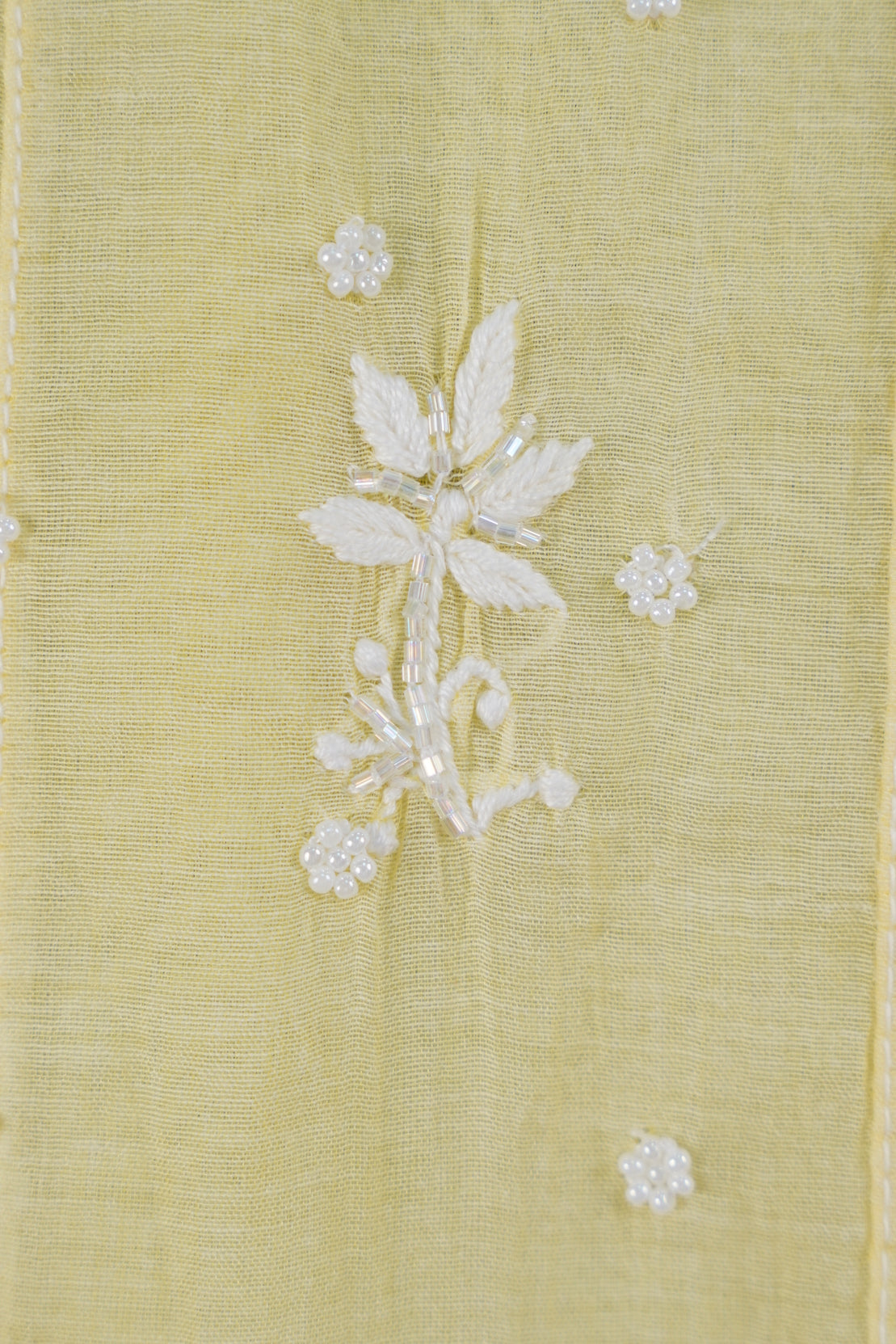 Yellow chikankari Dress