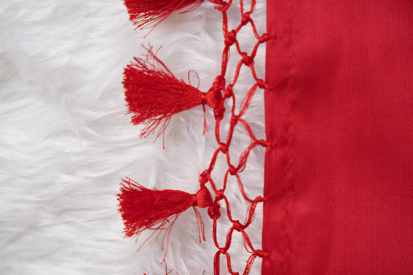 Red Banarasi birdcage