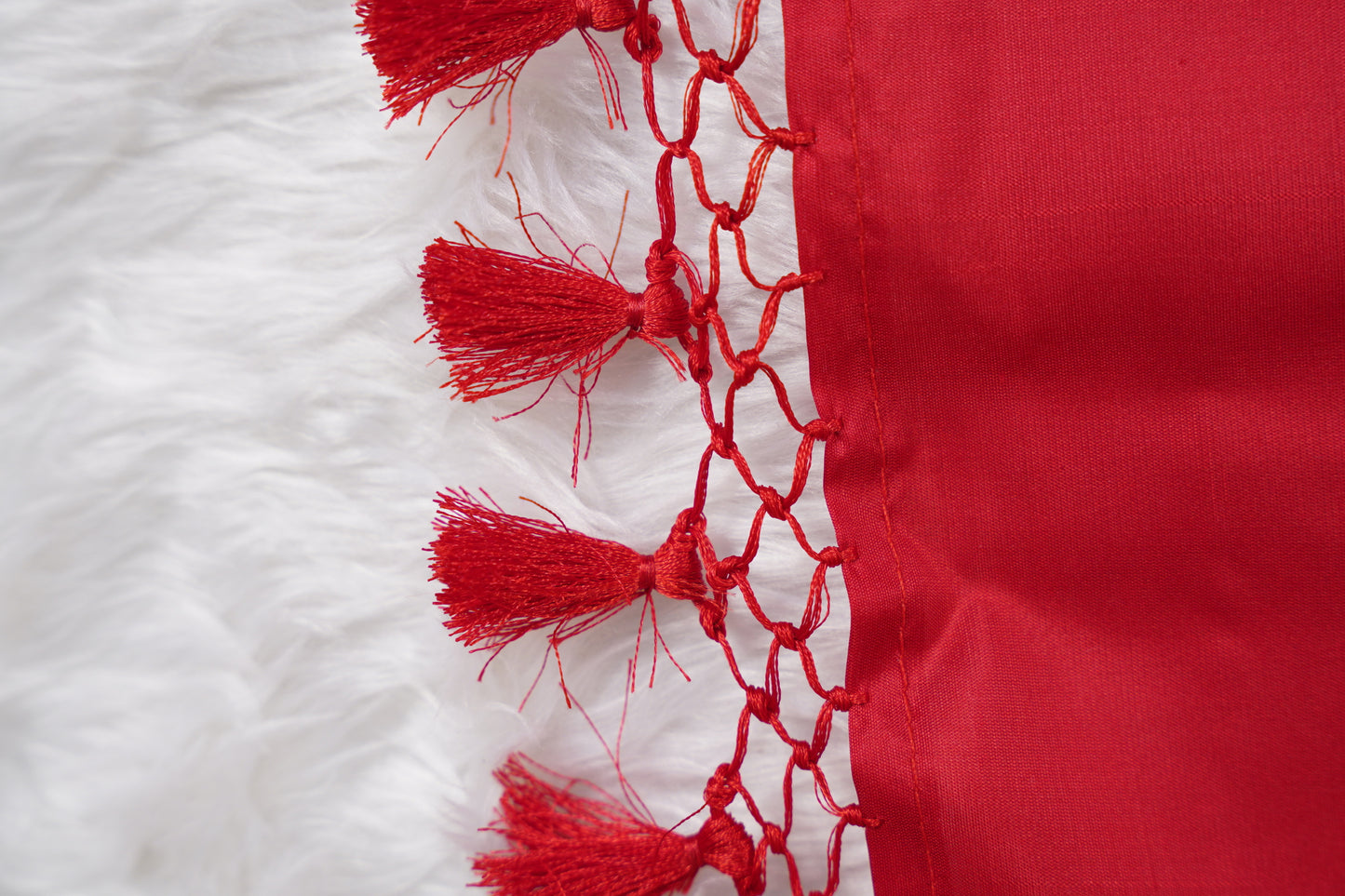 Red Banarasi birdcage