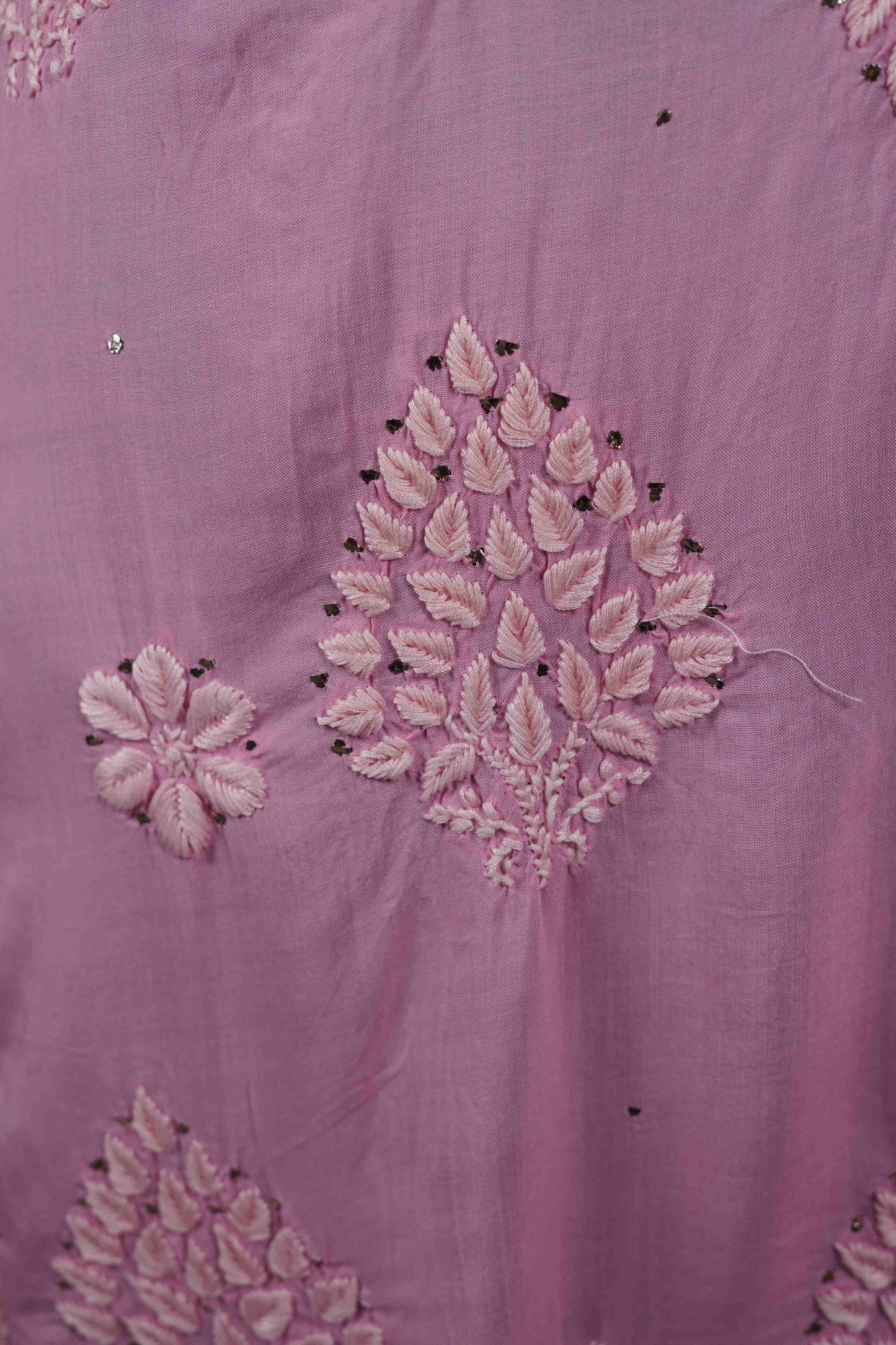 Lilac Modal Long Kurti with Mukesh Dress