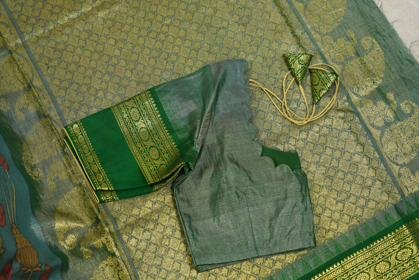 Green Pen Kalamkari