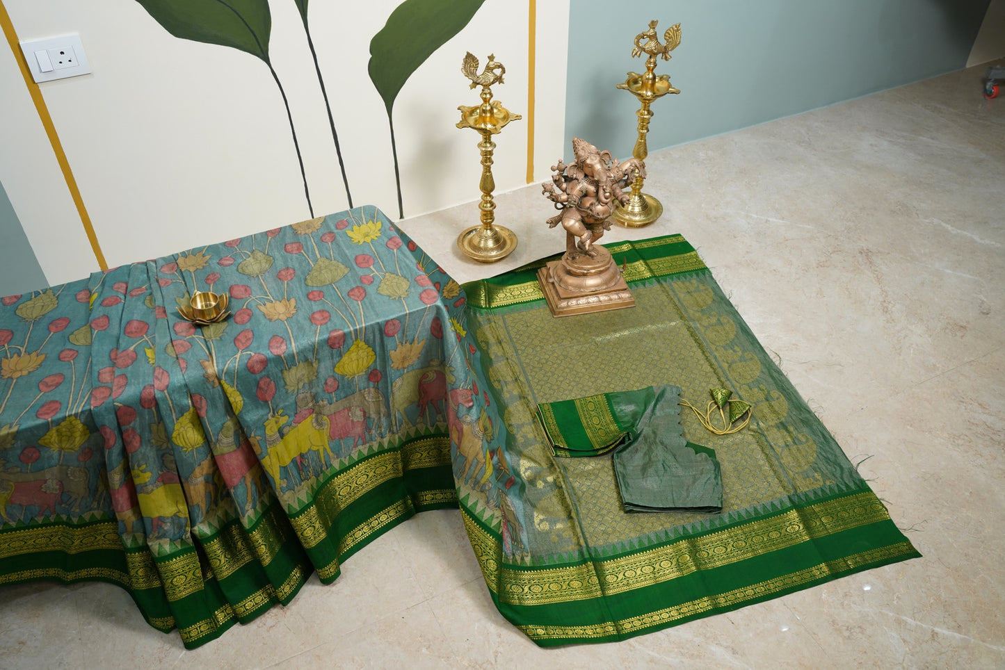 Green Pen Kalamkari