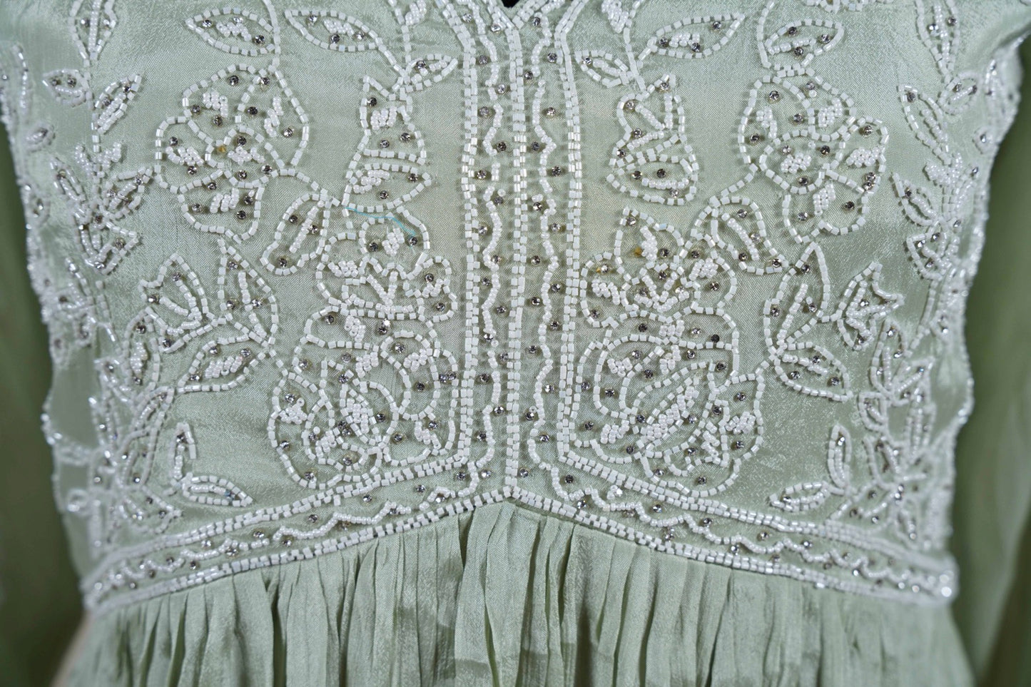 Pista Green glamorous Long Dress