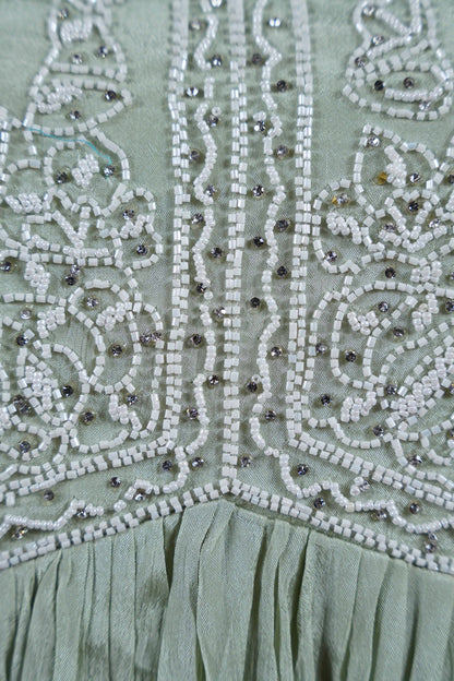 Pista Green glamorous Long Dress