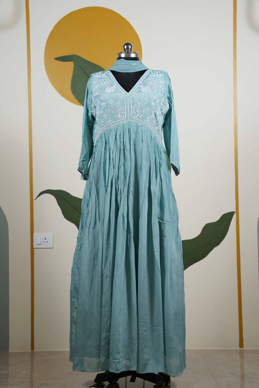 Light Blue Long Dress