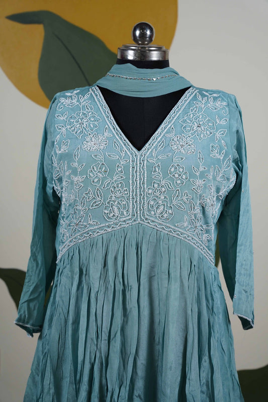 Light Blue Long Dress