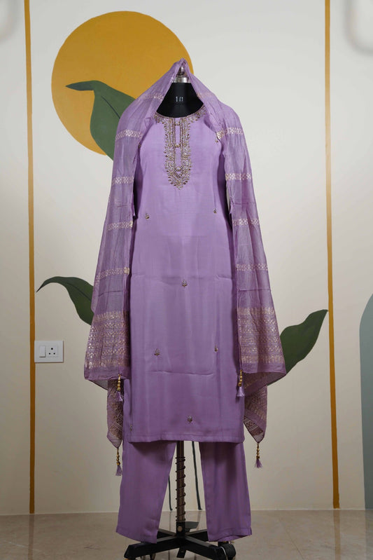 Mauve Three piece Dress