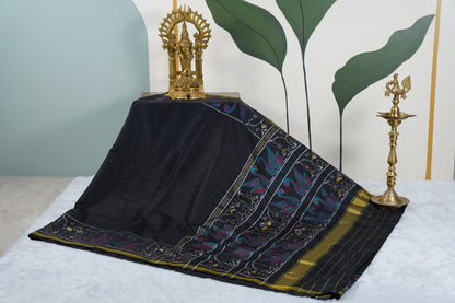 Black Patola saree