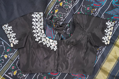 Black Patola saree