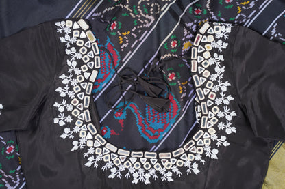 Black Patola saree