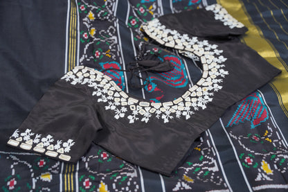 Black Patola saree