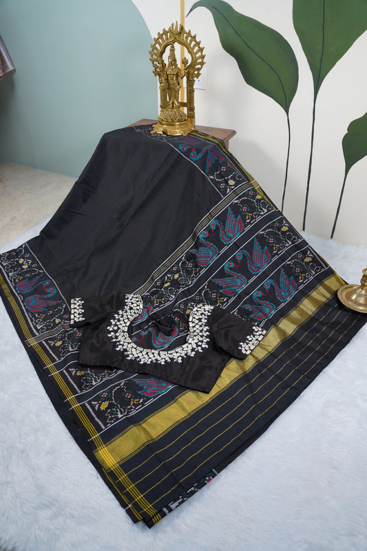 Black Patola saree