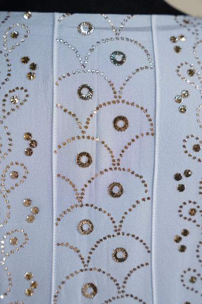 Powder Blue chikankari Dress