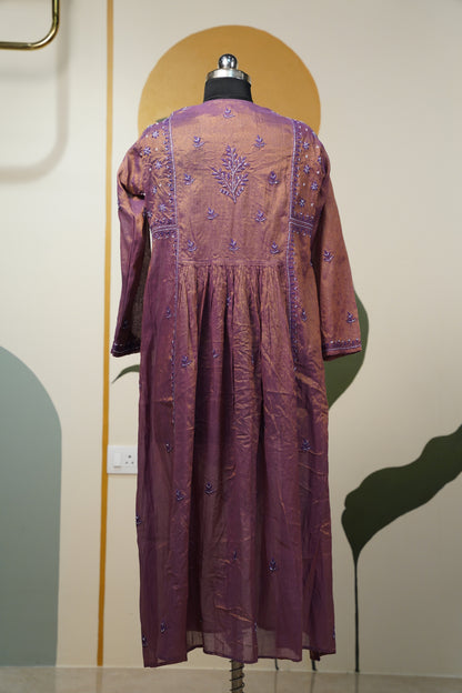 English color chikankari Dress