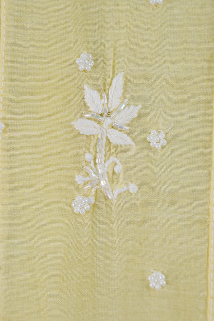 Yellow chikankari Dress