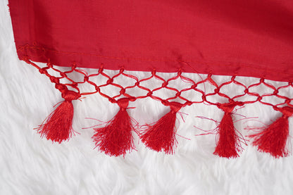 Red Banarasi birdcage