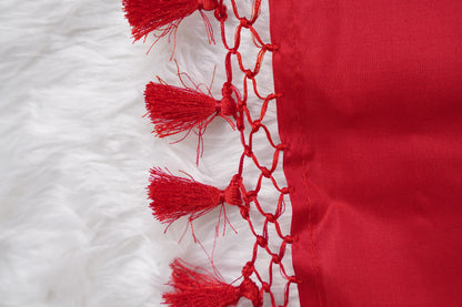 Red Banarasi birdcage