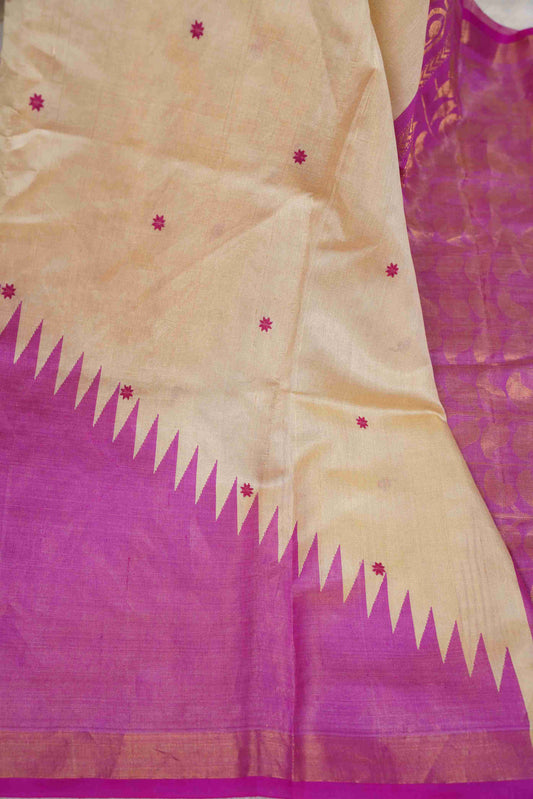 Kanchi Cream/Pink Raising Border