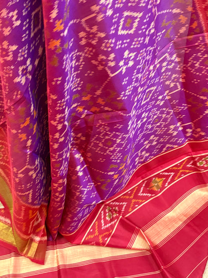 Pink Cotton Patola Dupatta