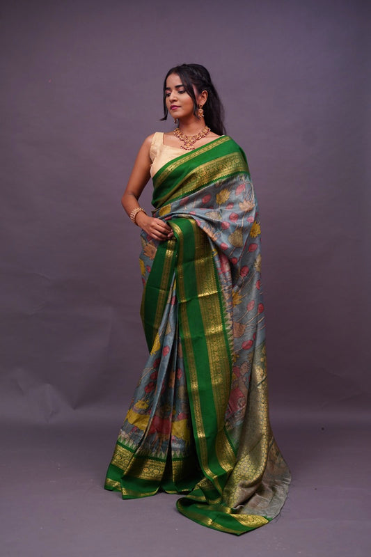 Green Pen Kalamkari
